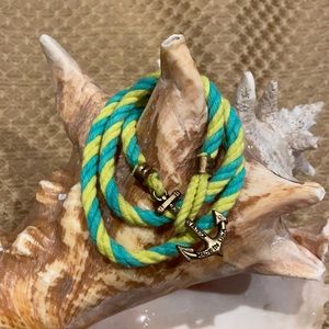 Kiel James Patrick Anchor Rope Wrap Bracelet